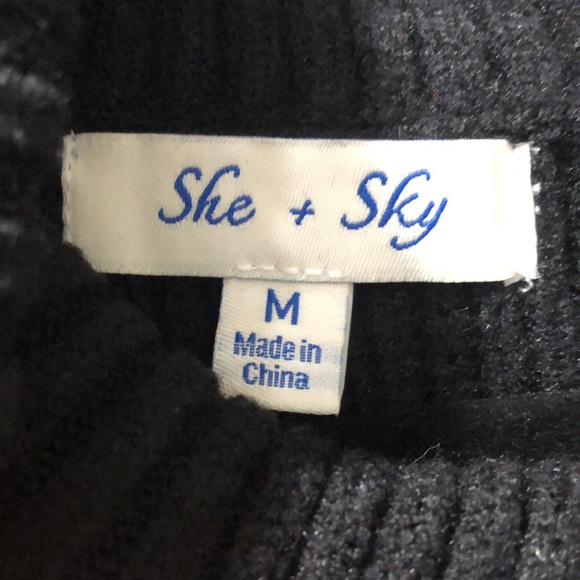 She + Sky Cowl Neck Top - Picture 3 of 6